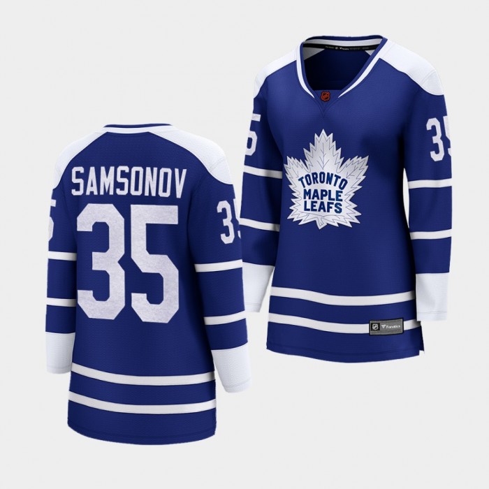 Ilya Samsonov Toronto Maple Leafs NHL Fanatics Breakaway Home Jersey, Small